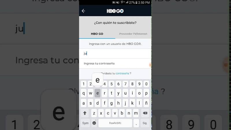 HBO GO desde un móvil Android